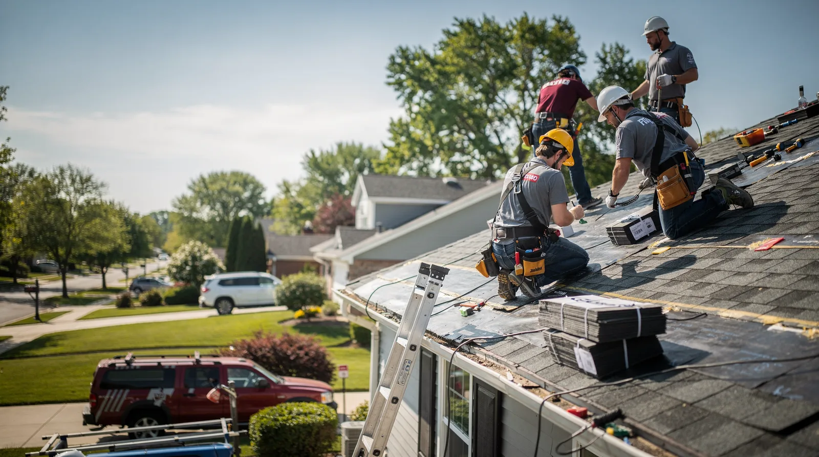 Roof Repair in Hartsburg, IL around you